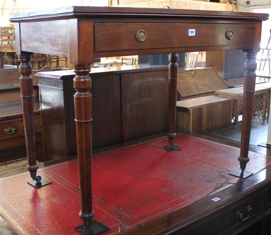 Mahogany writing table